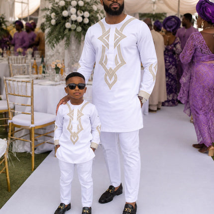Collection image for: African Father and Son Matching Outfits
