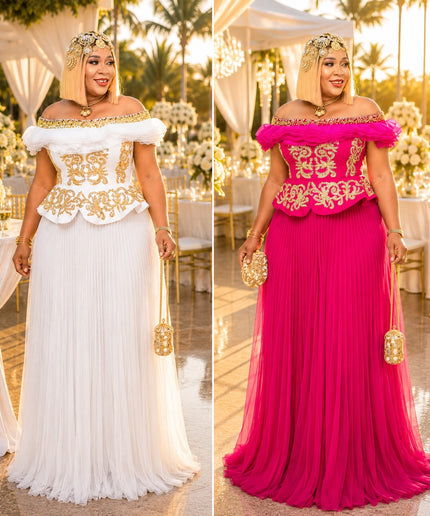 Black Off-The-Shoulder Ruffle Embellished Pleated A-Line Dress for Black Tie Wedding Guest Attire Mother of The Bride Formal Evening Gown