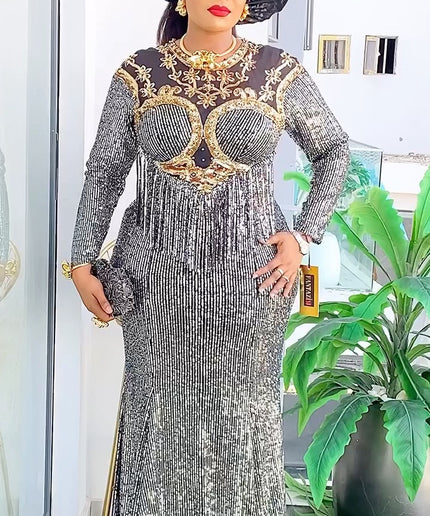 Fringe Embellished Party Dress