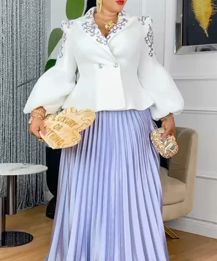 Embellished Bishop Sleeve Top | Wedding Guest Party Birthday Mother of The Bride