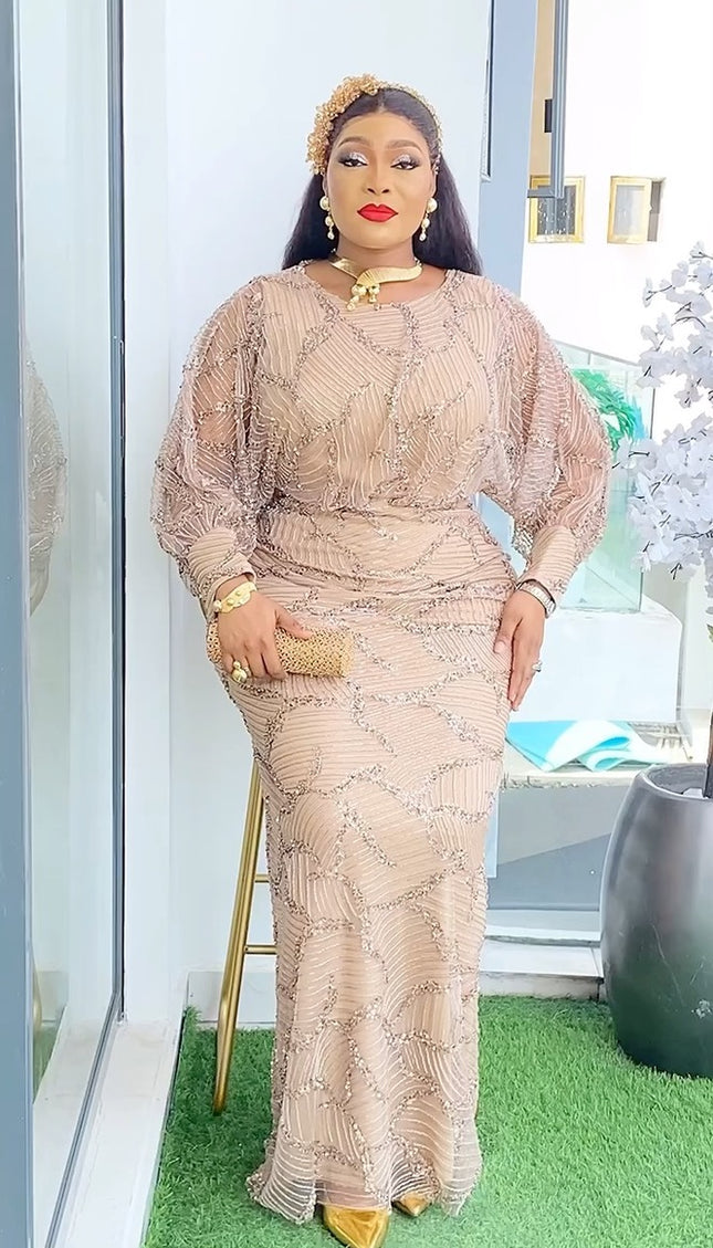 Sequin Embellished Party Maxi Dress | Wedding Guest Mother of The Bride Birthday