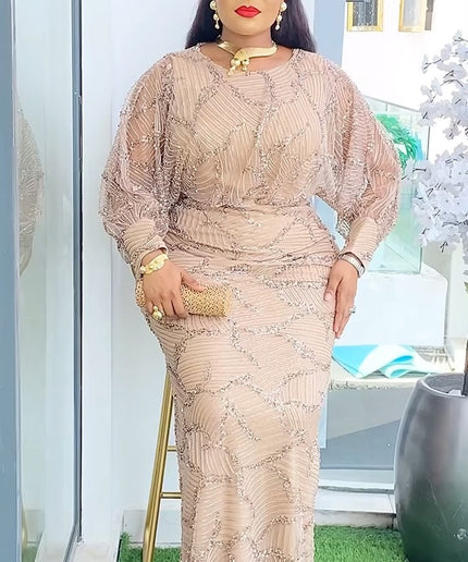 Sequin Embellished Party Maxi Dress | Wedding Guest Mother of The Bride Birthday