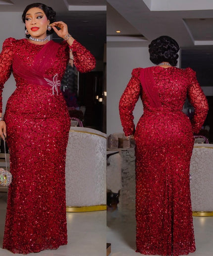 Elegant Sequin Structured Mermaid Dress, Black Tie Attire Formal Wedding Guest Gown, Mother of The Bride Outfit Birthday Party Cocktail Gala Anniversary
