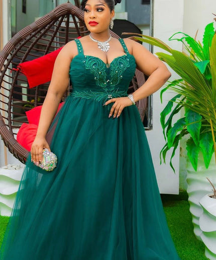 Spaghetti Strap Wedding Guest Dress Yellow, Plus Size Mother of Bride A-Line Gown, Applique Embellished Bridal Reception Gown, Birthday Party Cocktail Anniversary Grad Gala Dinner