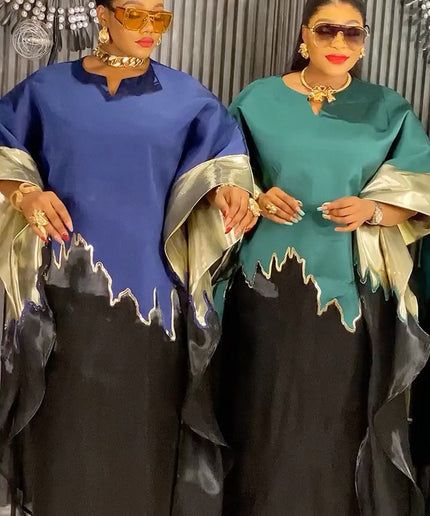 White Brocade African Bubu Dress for Wedding Guest Engagement Ceremony Mother of The Bride