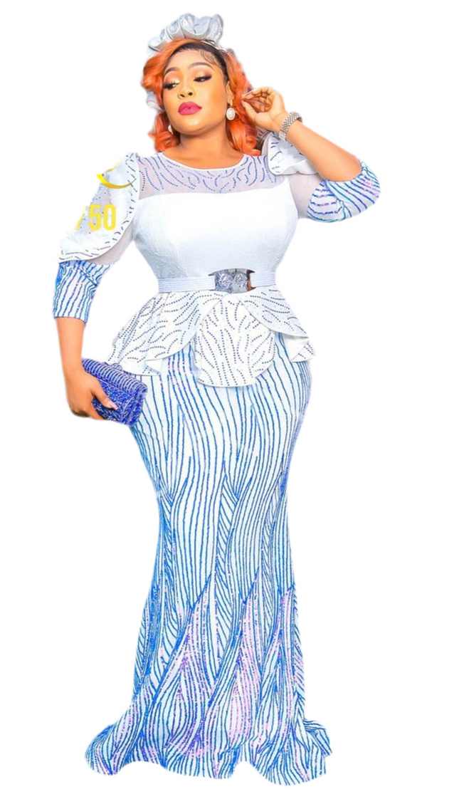 Sequin Embellished Maxi Dress