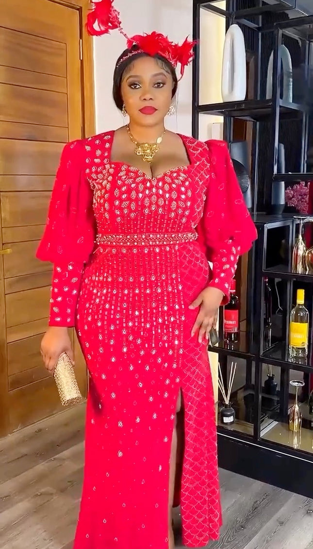Embellished Evening Gown | Wedding Guest Birthday Party Graduation