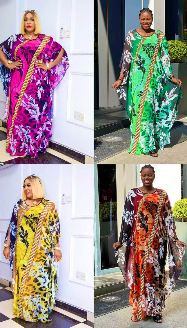 Embellished Maxi Kaftan Dress | Wedding Party Guest Birthday Graduation Photoshoot