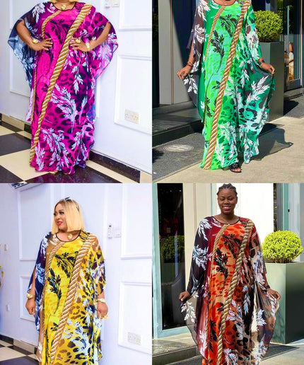 Embellished Maxi Kaftan Dress | Wedding Party Guest Birthday Graduation Photoshoot