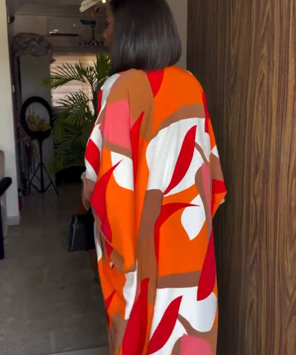 Kaftan Dress Flowy Floor Length Long Maxi, Wedding Guest Dress Mother of The Bride Outfit Party Cocktail Birthday Gala