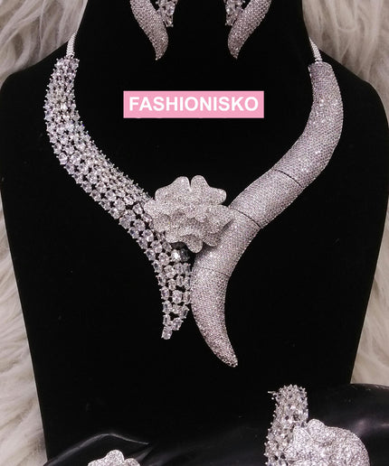 Dubai Jewelry Set Gold Plated | Bridal, Mother of The Bride, Birthday Celebrant Nigerian Party Guest