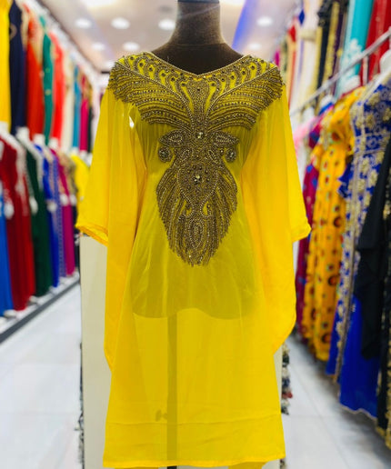 Embellished Kaftan Summer Wedding Guest Dress Cocktail Anniversary Bridal Photoshoot Birthday Party