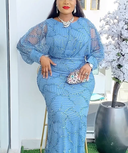 Sequin Embellished Party Maxi Dress | Wedding Guest Mother of The Bride Birthday