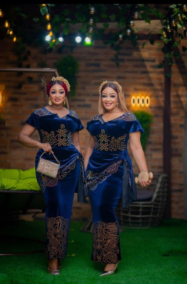 Embellished Wrap Maxi Dress | Wedding Birthday Party