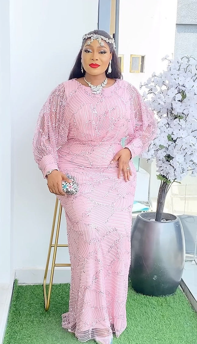 Sequin Embellished Party Maxi Dress | Wedding Guest Mother of The Bride Birthday