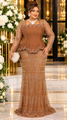 Brown / US Size 14 - Large