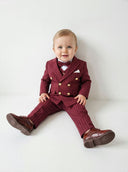 Burgundy / 3-6 months