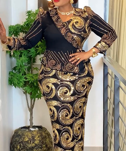 Green Sequin Embellished Peplum Maxi Dress: Wedding Guest Outfit Mother of The Bride Attire Birthday Party Cocktail Anniversary