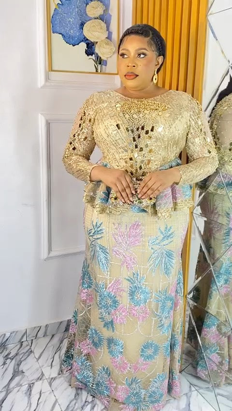 Sequin Embellished Party Wedding Guest Dress Mother of The Bride Gala