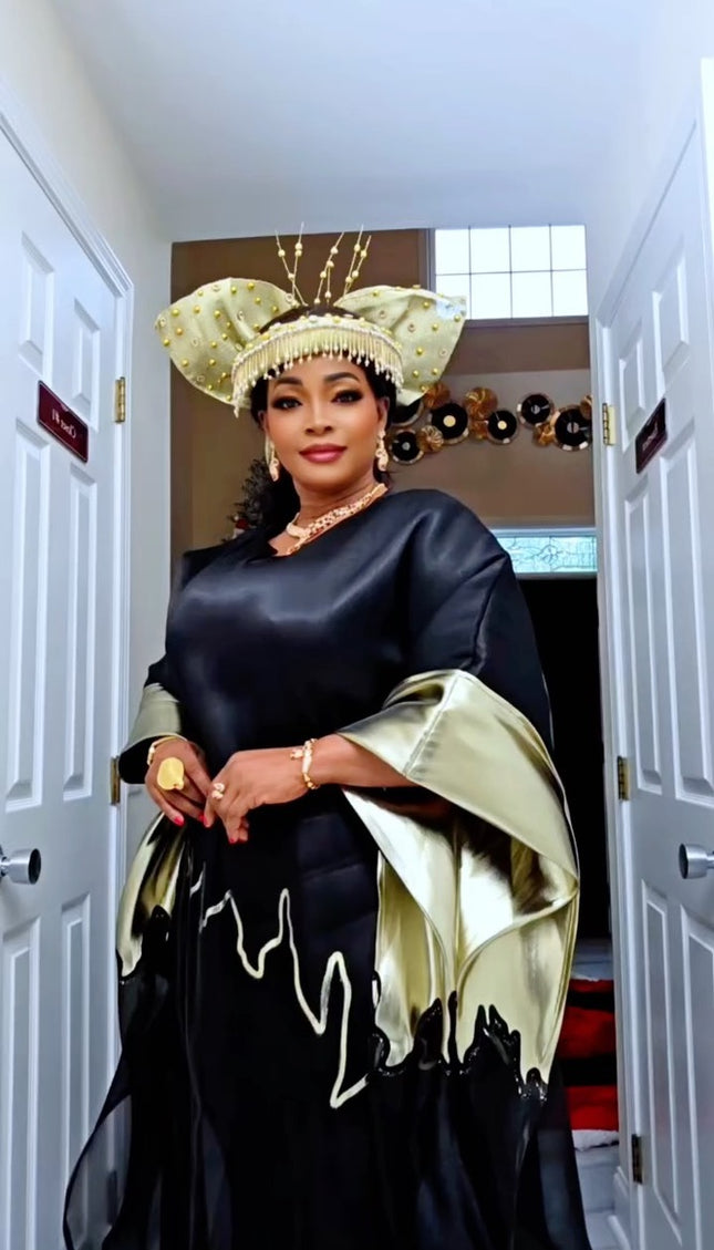 White Brocade African Bubu Dress for Wedding Guest Engagement Ceremony Mother of The Bride