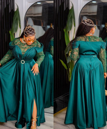 Off The Shoulder Sequin Wedding Guest Dress, Plus Size Mother of The Bride A-Line Gown, Curvy Dresses for Birthday Gala Party Anniversary Graduation