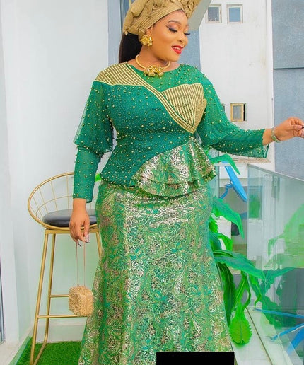 Sequin Embellished Peplum Maxi Dress | Wedding Guest Birthday Party Anniversary