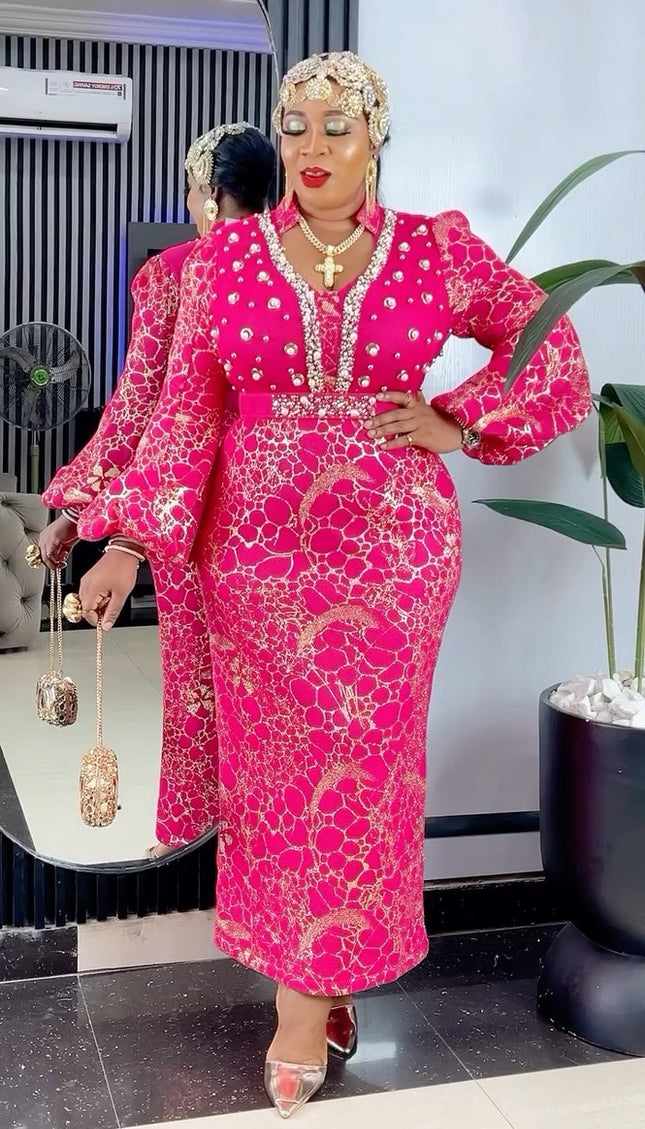 Beaded Embellished Maxi Dress