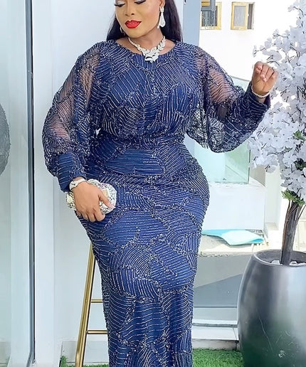 Sequin Embellished Party Maxi Dress | Wedding Guest Mother of The Bride Birthday