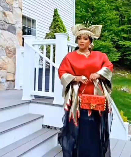 White Brocade African Bubu Dress for Wedding Guest Engagement Ceremony Mother of The Bride