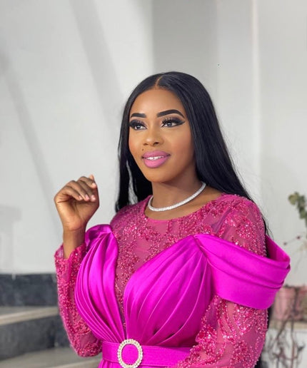 Off The Shoulder Sequin Wedding Guest Dress, Plus Size Mother of The Bride A-Line Gown, Curvy Dresses for Birthday Gala Party Anniversary Graduation