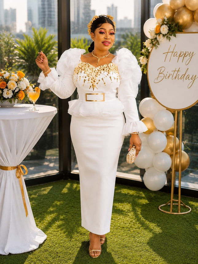 white dress for 60th birthday party White Birthday Dresses