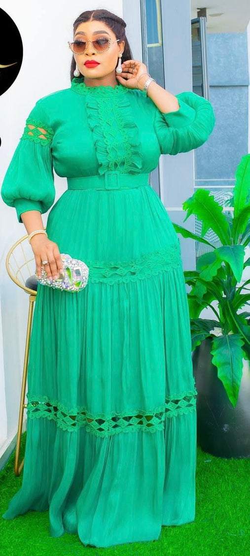 White Pleated Maxi Dress | Wedding Birthday Anniversary Celebration Party Guest
