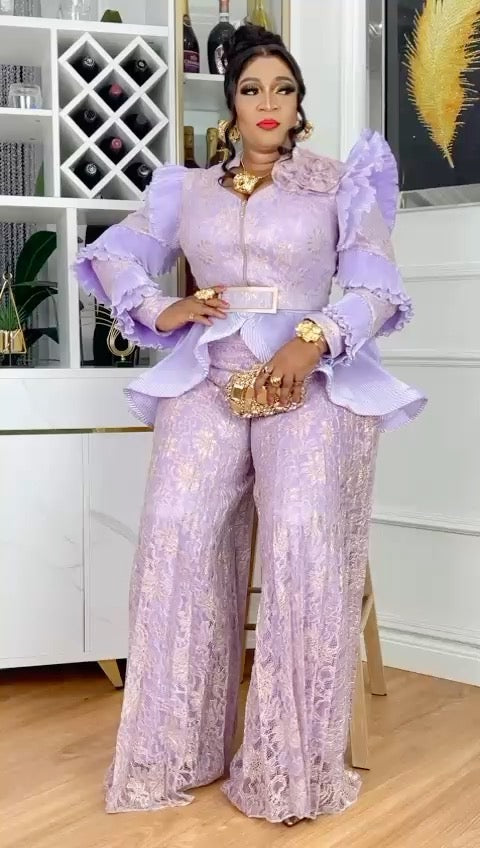 Classy Metallic Sequin Wide Leg Jumpsuit | Women's Fashion Birthday Party Wedding Guest