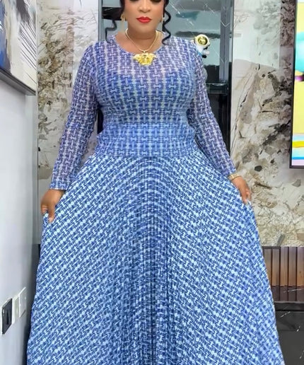 Classy Top & Pleated A-Line Skirt, Matching 2-Piece Set for Wedding Guest Outfit Birthday Party Dinner Ladies Night Concert - Plus Size Fashion