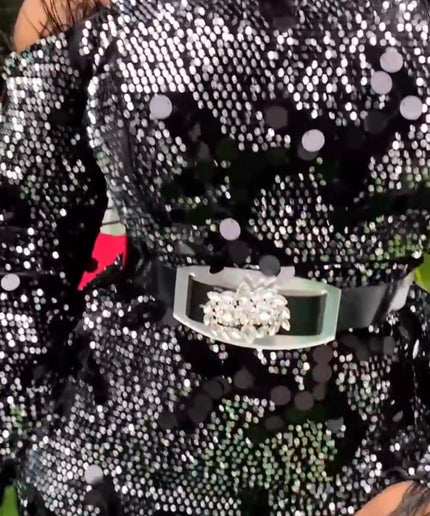 Burgundy Cold Shoulder Sequin Feathered Maxi Dress for Wedding Guest Birthday Party Engagement Ceremony