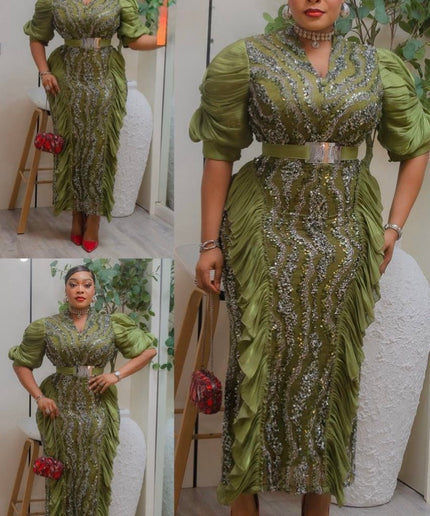 Women's Cocktail Dresses, Formal Wedding Guest Modest Church Vintage Maxi Evening Dress