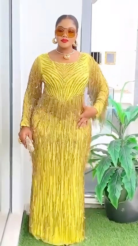 Crystal-Embellished Mother of The Bride Fringe Dress Party Birthday FASHIONISKO Crystal-Embellished Mother of The Bride Fringe Dress Party Birthday FASHIONISKO