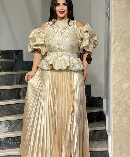 Cold Shoulder Summer Party Dress | Plus Size Wedding Guest Mother of The Bride