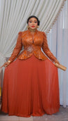 Burnt orange / Size 12- Medium