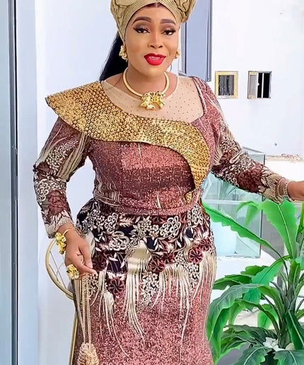 Plus Embellished Maxi Dress