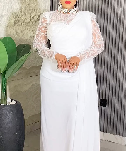 Sequin Shoulder Drape Maxi Dress | Bridesmaids Wedding Guest Birthday Party Mother of The Bride