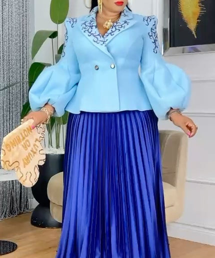 Embellished Bishop Sleeve Top | Wedding Guest Party Birthday Mother of The Bride