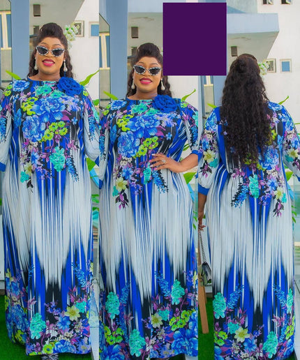 Crystal Embellished Kaftan Maxi Dress