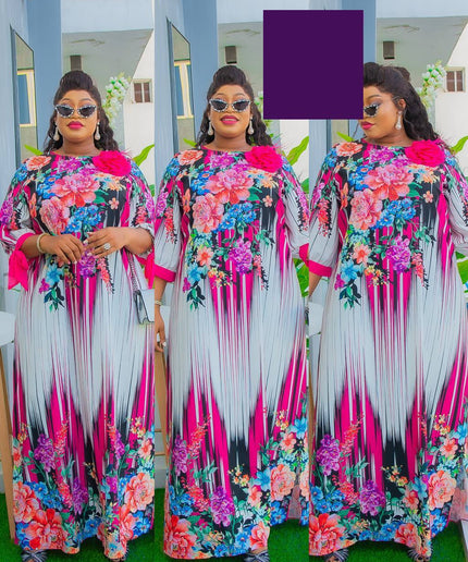 Crystal Embellished Kaftan Maxi Dress