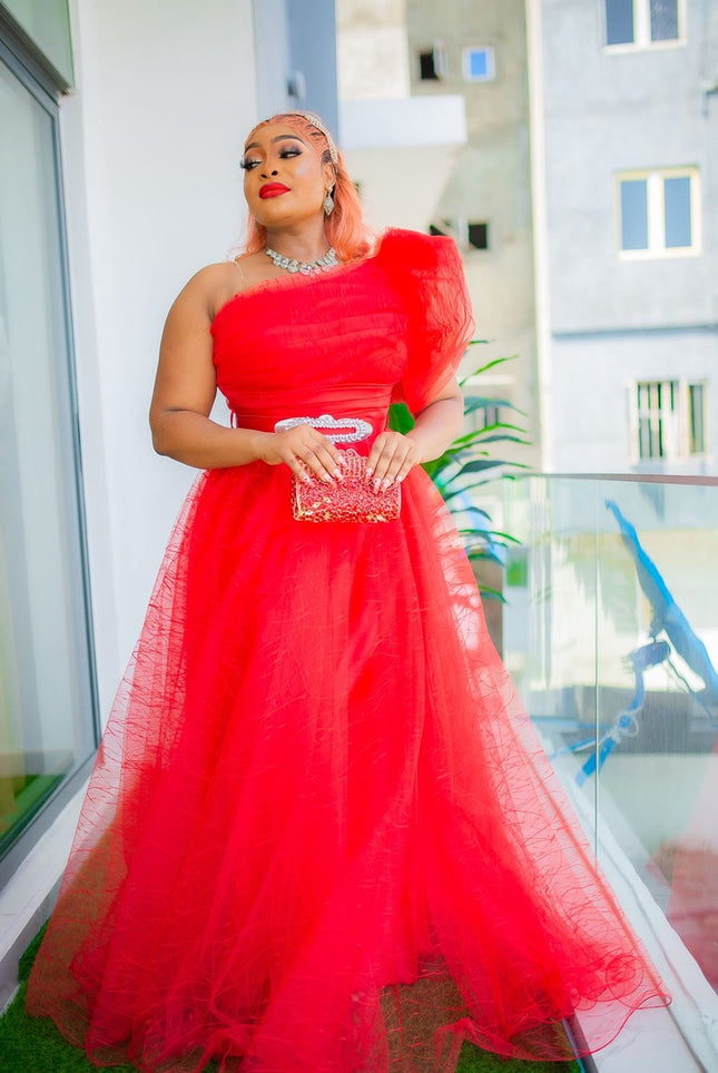 One Shoulder Mother of The Bride A-Line Gown White Wedding Guest Dress Birthday Photoshoot Bridal Dinner Baby Shower Gala Cocktail