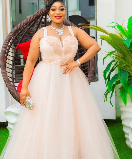 Spaghetti Strap Wedding Guest Dress Yellow, Plus Size Mother of Bride A-Line Gown, Applique Embellished Bridal Reception Gown, Birthday Party Cocktail Anniversary Grad Gala Dinner