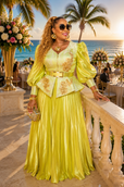 Lemon Green / Size 12- Medium