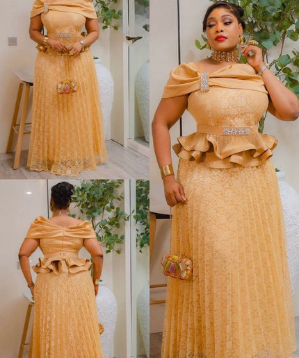 White Off-Shoulder Peplum Pleated Maxi Dress Summer Wedding Guest Cocktail Party Birthday Dinner Church Mother of The Bride Outfit