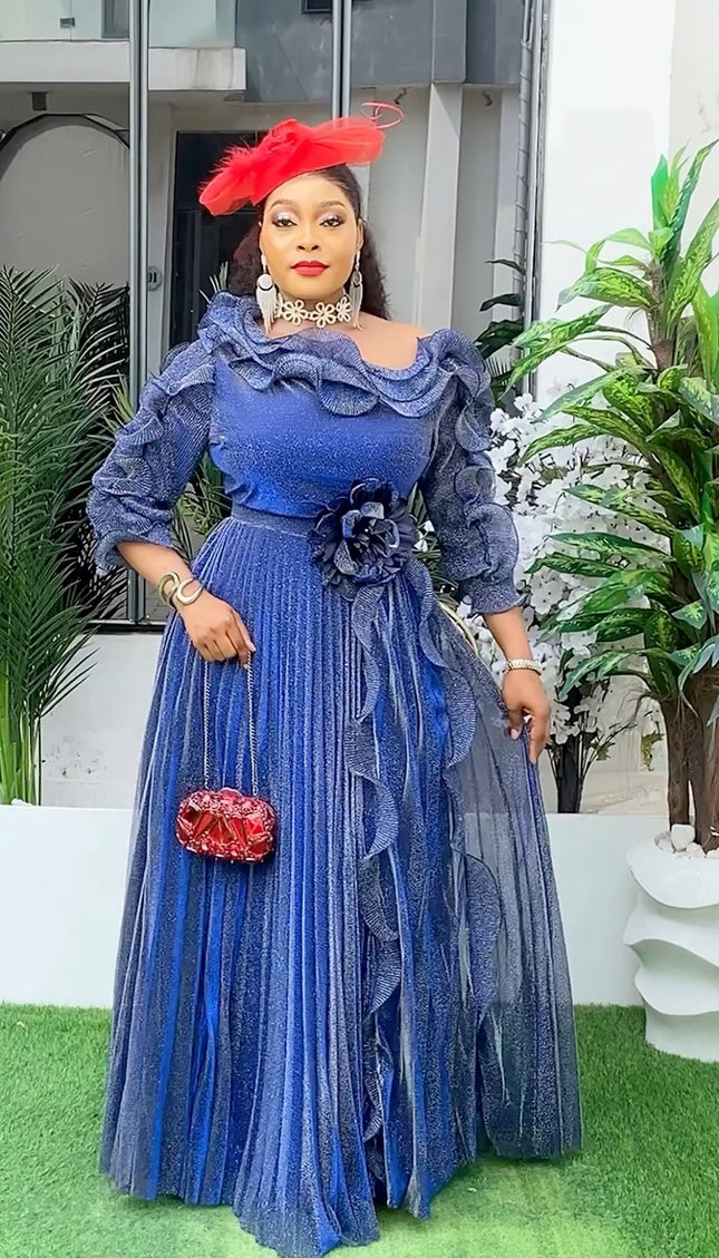 Off Shoulder Ruffle Maxi Dress | Women Fashion Dresses Wedding Guest Birthday  Party Celebrant Photoshoot