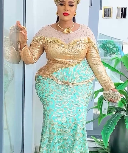 Sequin Embellished Mermaid Dress